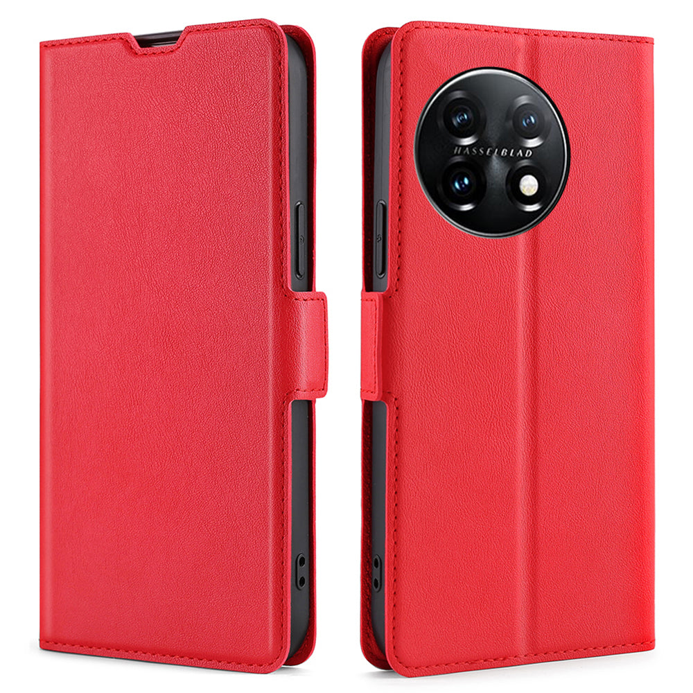 Cell Phone Cover for OnePlus 11 5G PU Leather Card Holder Drop-proof Flip Mobile Phone Case with Stand Cell Phone Cover for OnePlus 11 5G PU Leather Card Holder Drop-proof Flip Mobile Phone Case with Stand